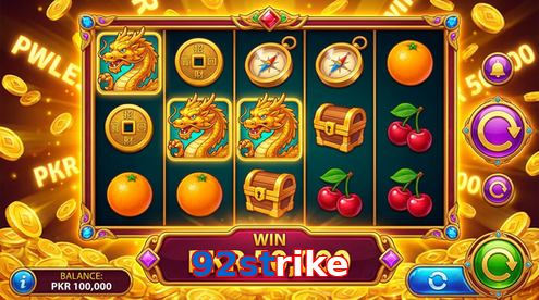 Main screen of 92Strike pg page for PK players